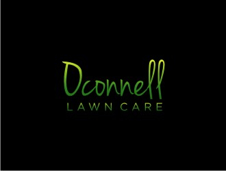 Oconnell lawn care logo design by bombers