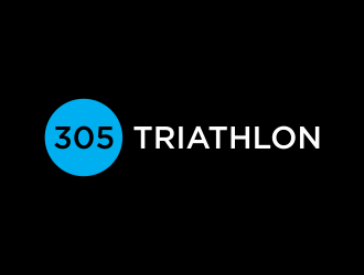 305 Triathlon logo design by hopee