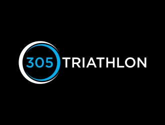 305 Triathlon logo design by hopee