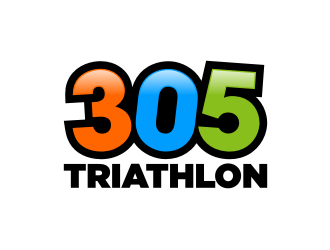 305 Triathlon logo design by GemahRipah