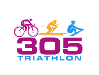 305 Triathlon logo design by AamirKhan