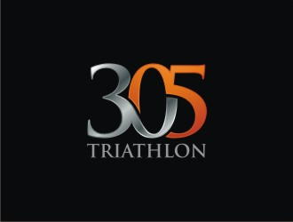 305 Triathlon logo design by josephira