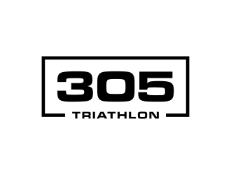 305 Triathlon logo design by GassPoll