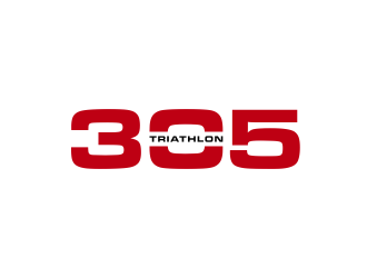 305 Triathlon logo design by GassPoll