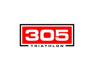 305 Triathlon logo design by GassPoll