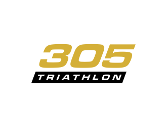 305 Triathlon logo design by GassPoll