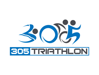 305 Triathlon logo design by javaz