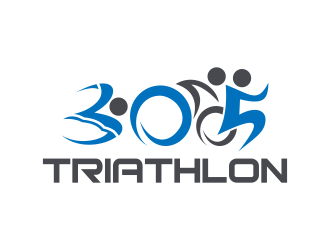 305 Triathlon logo design by javaz