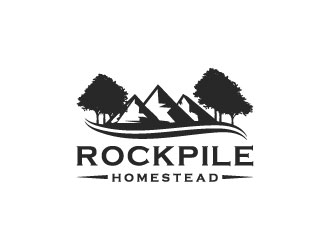 Rockpile Homestead logo design by aryamaity