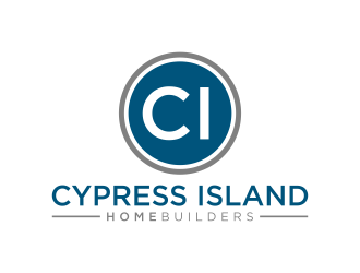 Cypress Island HomeBuilders logo design by p0peye