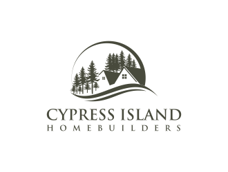 Cypress Island HomeBuilders logo design by haidar