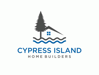 Cypress Island HomeBuilders logo design by SelaArt