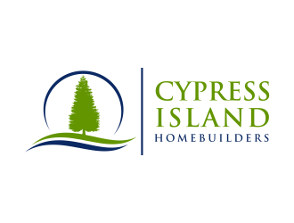 Cypress Island HomeBuilders logo design by GassPoll