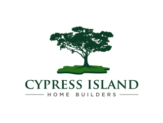 Cypress Island HomeBuilders logo design by GemahRipah