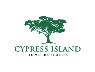 Cypress Island HomeBuilders logo design by GemahRipah