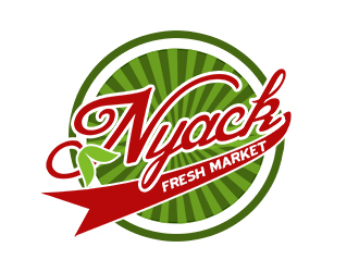 nyack fresh market logo design by bougalla005