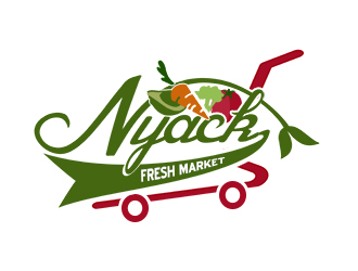 nyack fresh market logo design by bougalla005