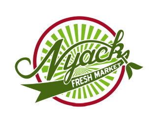 nyack fresh market logo design by bougalla005