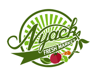 nyack fresh market logo design by bougalla005