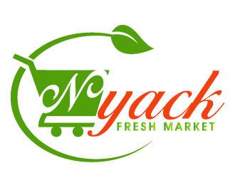 nyack fresh market logo design by PMG