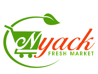 nyack fresh market logo design by PMG