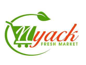 nyack fresh market logo design by PMG