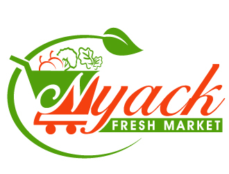 nyack fresh market logo design by PMG