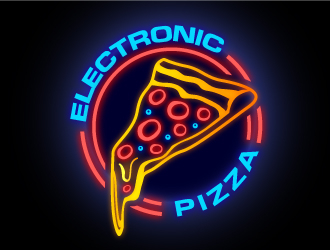 Electronic Pizza logo design by ruki