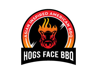 Hogs Face BBQ logo design by Suvendu