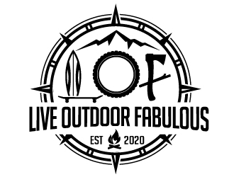 Live Outdoor Fabulous logo design by jaize