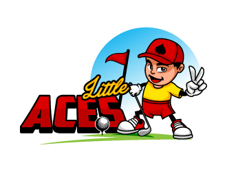 Little Aces logo design by Aelius