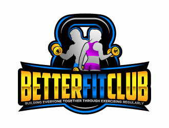 BETTER Fit Club (Building Everyone Together Through Exercising Regularly) logo design by lestatic22