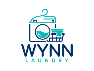 Wynn Laundry logo design by jaize