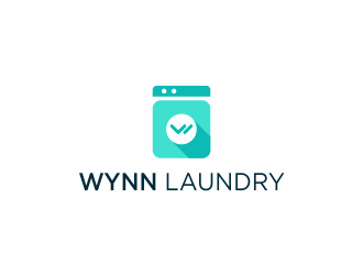 Wynn Laundry logo design by y7ce