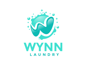 Wynn Laundry logo design by Arxeal