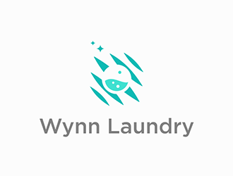 Wynn Laundry logo design by DuckOn