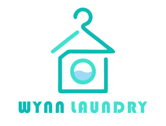 Wynn Laundry logo design by Aldo