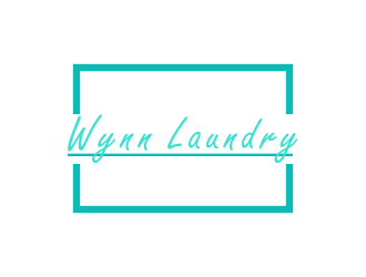 Wynn Laundry logo design by Aldo