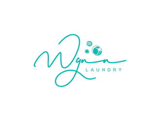 Wynn Laundry logo design by zakdesign700