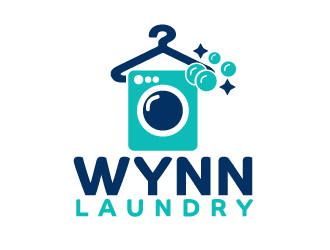 Wynn Laundry logo design by AamirKhan