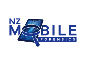 NZ Mobile Forensics logo design by brandshark