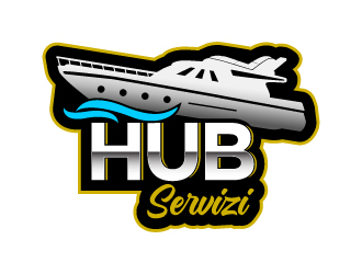 HUB Servizi logo design by BrainStorming