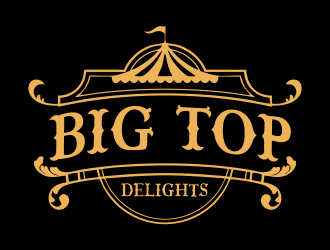 Big Top Delights logo design by Gwerth