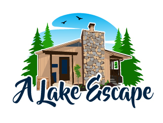 A Lake Escape logo design by AamirKhan