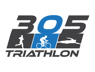 305 Triathlon logo design by Ultimatum