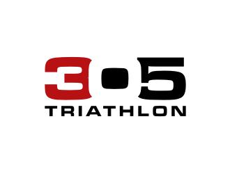 305 Triathlon logo design by puthreeone