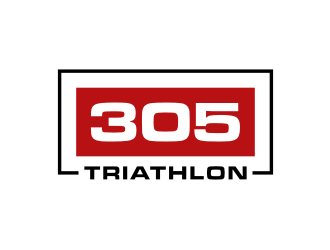 305 Triathlon logo design by puthreeone