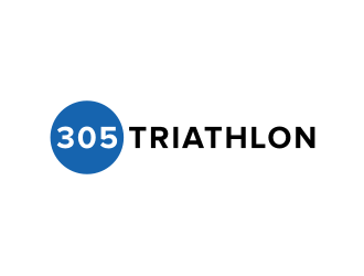 305 Triathlon logo design by johana