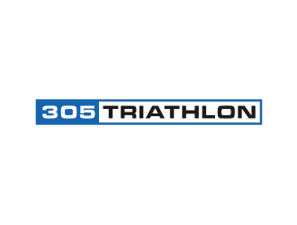 305 Triathlon logo design by johana