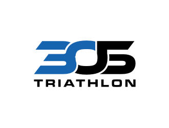 305 Triathlon logo design by johana